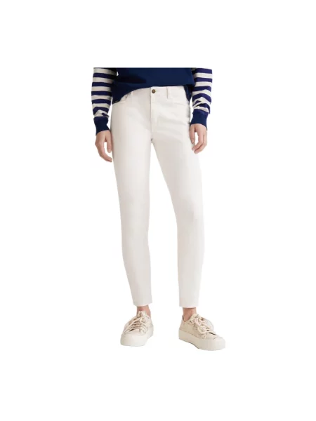 Proste jeansy Desigual białe