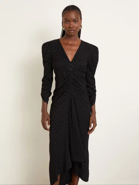 Isabel Marant Sukienka Albini schwarz czarna