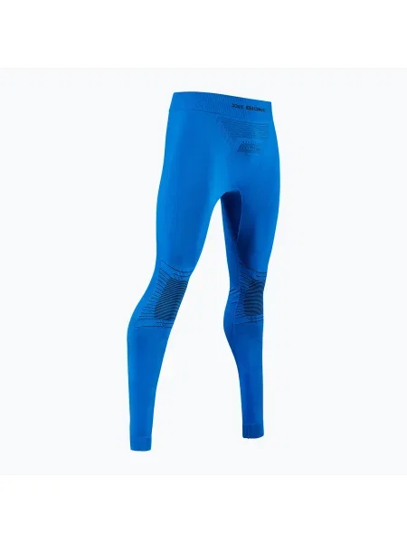 Pantaloni termoactivi pentru bărbați X-Bionic Energizer blossom albastru/negru negru