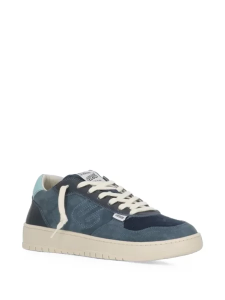 Sneakerși Evenu cu broderie albastru