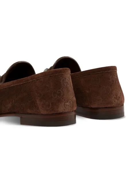Pantofi loafer Gucci maro