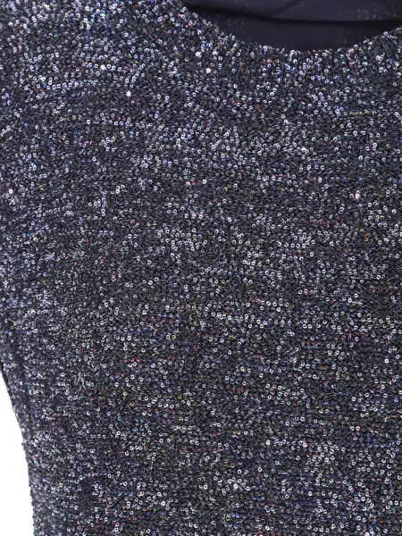 Rochie mini Emporio Armani cu paiete negru