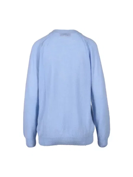 Kardigan Wild Cashmere z kaszmiru niebieski