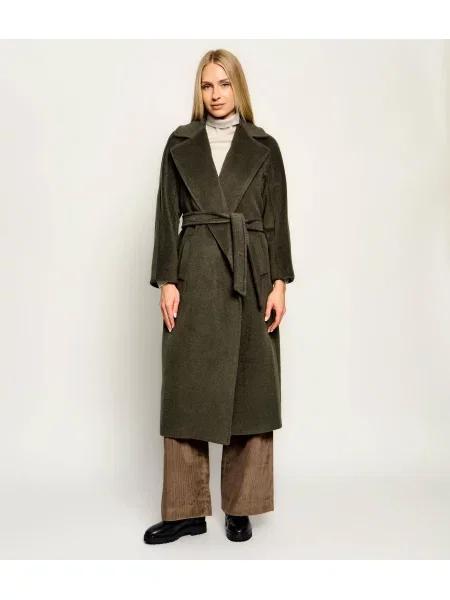 Weekend MaxMara De lână palton Wkdtempera verde