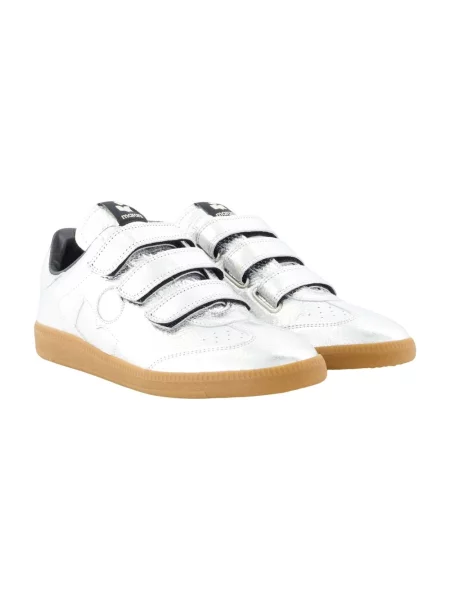 Sneakersy Isabel Marant skórzane szare
