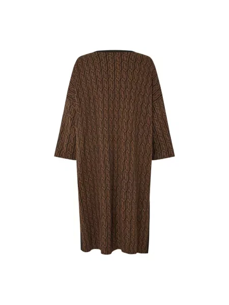 Sukienka Masai brązowa