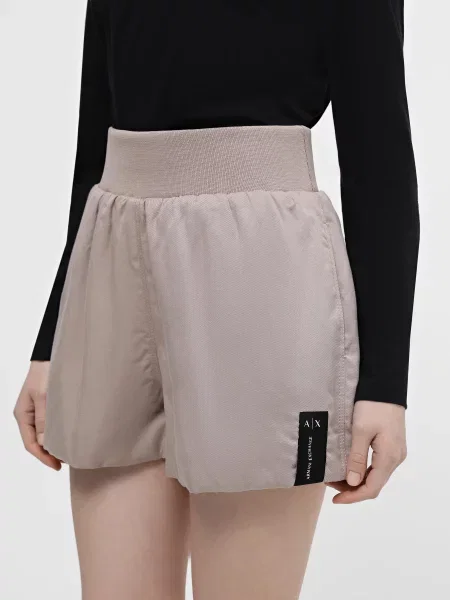 Armani Exchange Шорти Ліоцелл бежевий