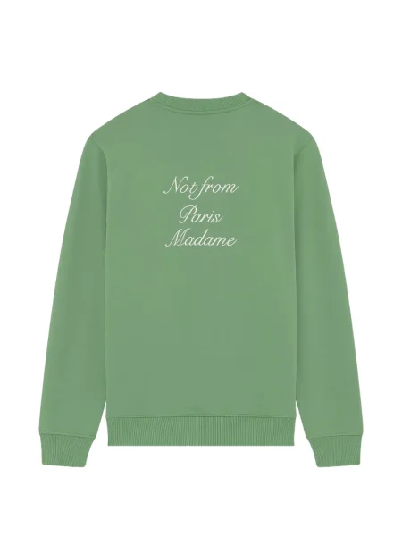 Slogan hanorac Drole De Monsieur verde