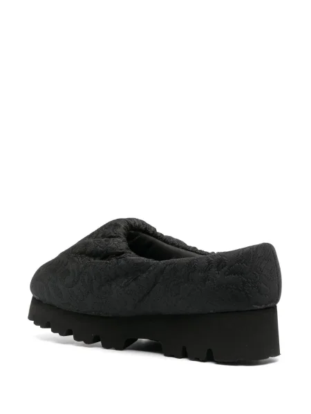 Loafers Yume Yume ζακάρ chunky μαύρο