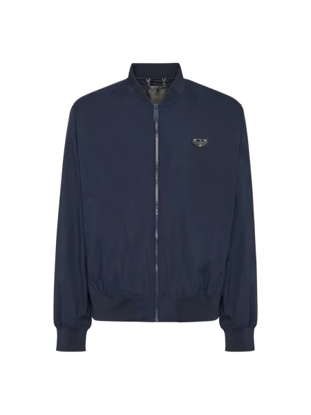 Kurtka bomber Philipp Plein niebieski