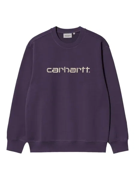Hanorac Carhartt Wip cu broderie violet