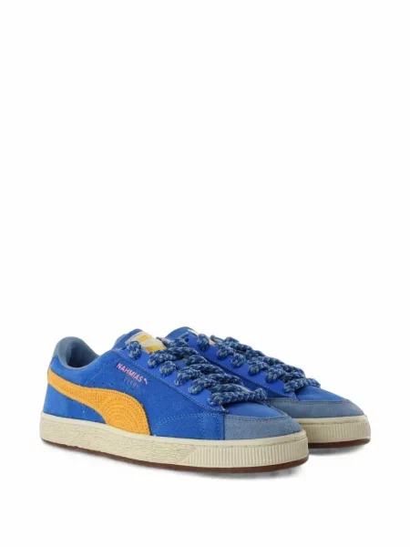 Sneakerși Puma Suede din piele de căprioară albastru