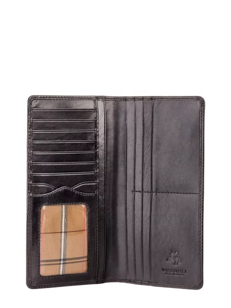 Кожаный кошелек Visconti черный