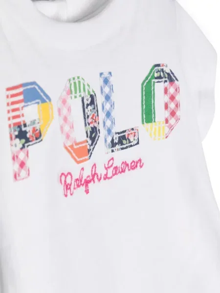 Koszulka polo dziecięca Polo Ralph Lauren biała