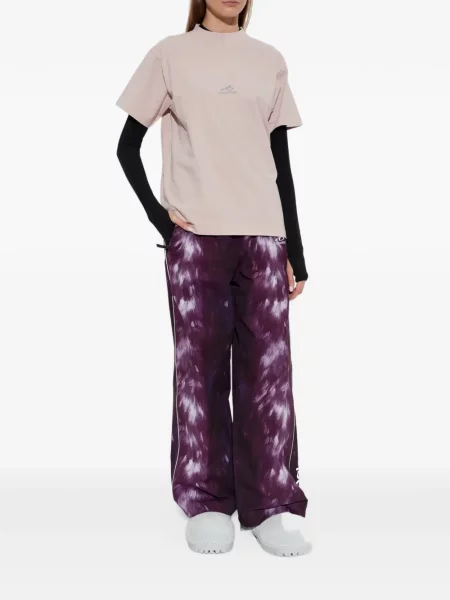 Tricou Balenciaga cu imagine roz