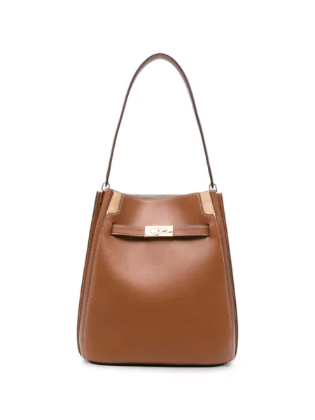 Geantă Tory Burch din piele maro