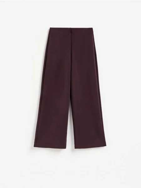 Reserved Pantaloni cu conținut ridicat de modal violet-închis violet