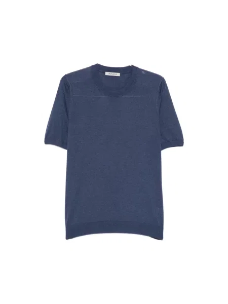 Sweter La Fileria niebieski