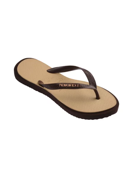 Top Havaianas brązowy