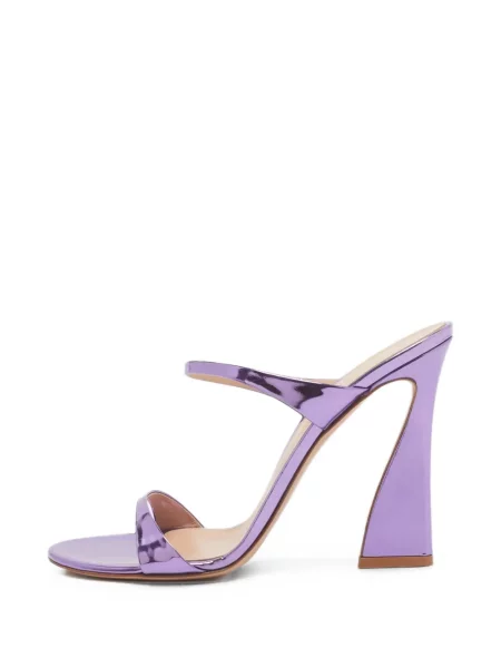 Sandale Gianvito Rossi din piele de lac violet