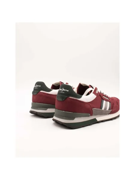 Pepe Jeans Sneakers Kingston College M Vișiniu roșu