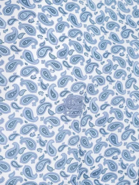 Cămașă Etro cu imagine cu model paisley alb