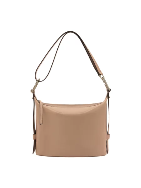 Torebka skórzana Furla skórzana beżowa