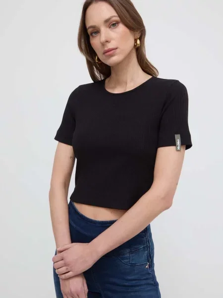 Тениска Max Mara Leisure черно