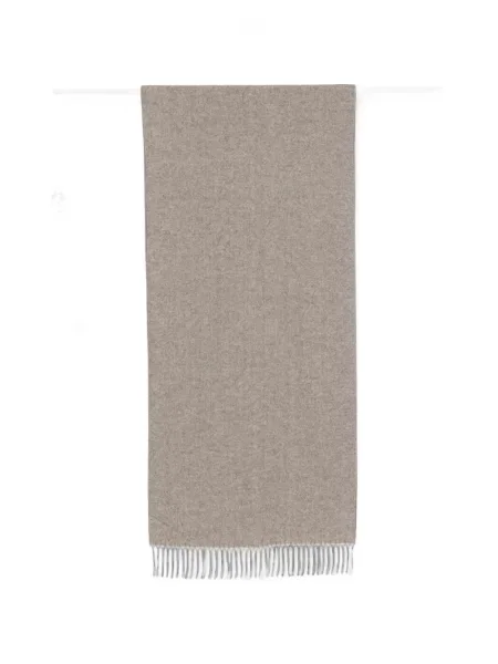 Fular Gran Sasso cu franjuri cu model herringbone