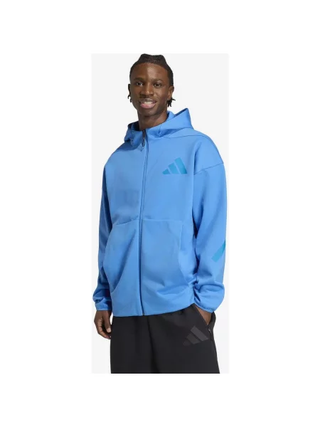 Kurtka z kapturem adidas Z.N.E. New XS niebieska