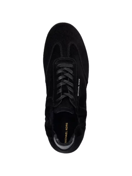 Sneakerși Michael Kors din piele de căprioară negru