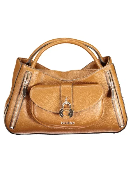 Geanta de piele Guess Jeans din piele