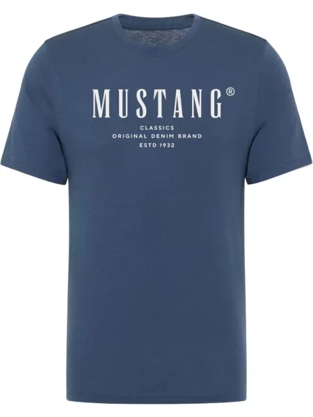 MUSTANG Póló Mustang Style Alex Dark Denim kék