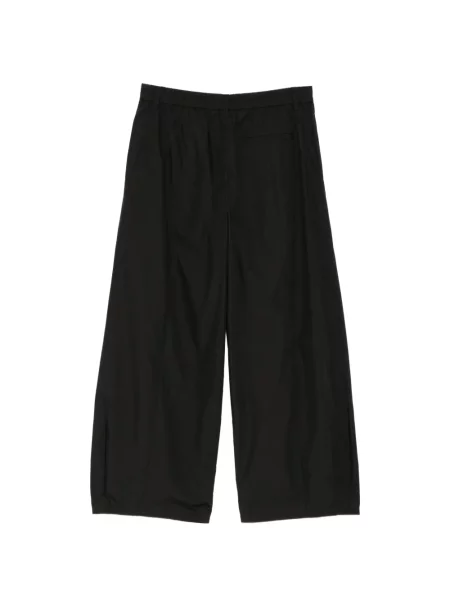 Pantaloni Croquis din poplin negru