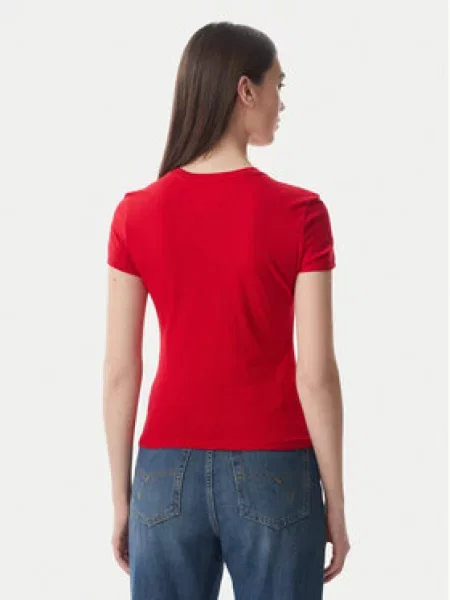 Tommy Jeans Majica ESS / bela rdeča