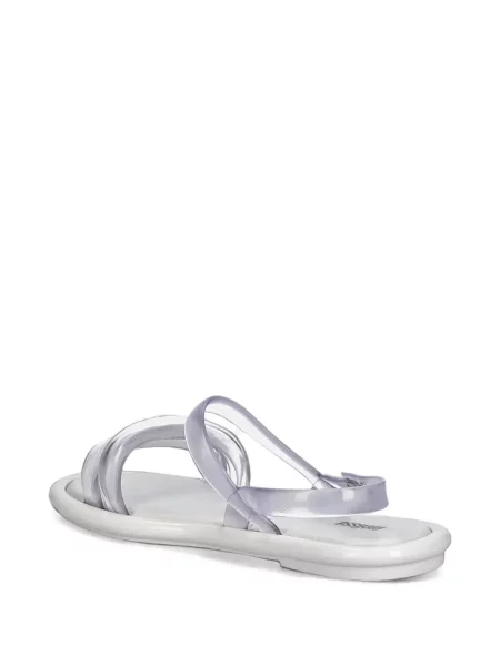 Sandale Melissa slingback cu bretele alb