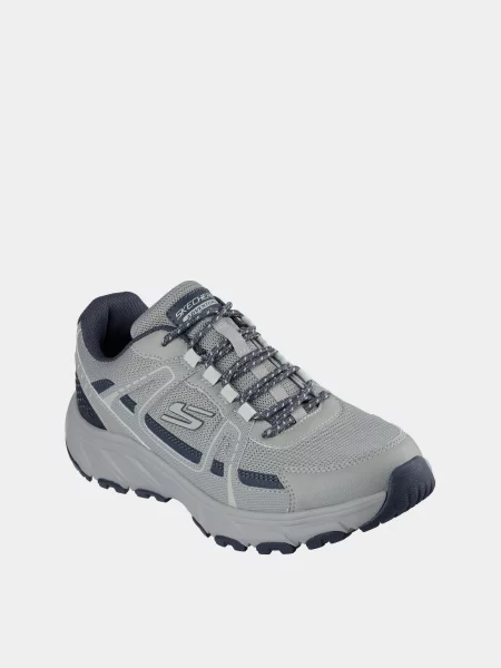 Кожаные кроссовки Skechers серые