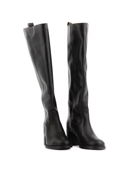 Botine Posa din piele negru