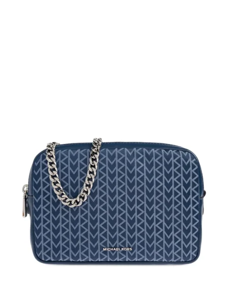 Portofel Michael Michael Kors cu imprimeu geometric negru