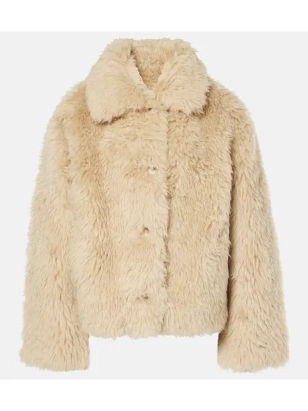 Volnena jakna Yves Salomon bež