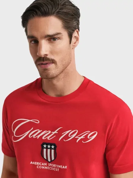 Футболка Gant червона