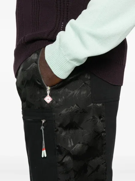 Pantaloni Casablanca cu imagine negru