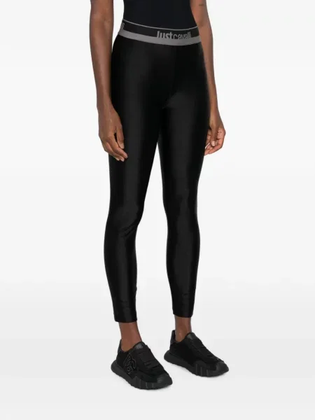 Leggings Just Cavalli cu autograf negru