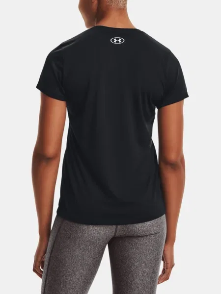 Egyszínű póló Under Armour fekete