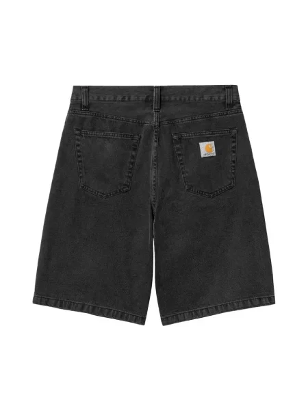Krótkie szorty jeansowe Carhartt Wip czarne