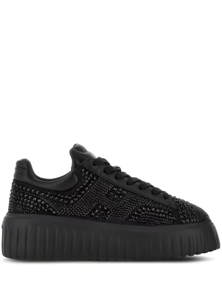 Маратонки Hogan на райета черно