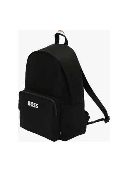 Plecak Hugo Boss z nadrukiem czarny