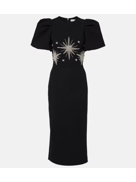 Sukienka midi Rebecca Vallance do kolan garniturowa czarna