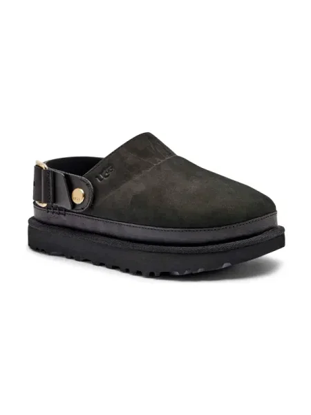 UGG papucs Goldenstar Villa Clog női platformos fekete