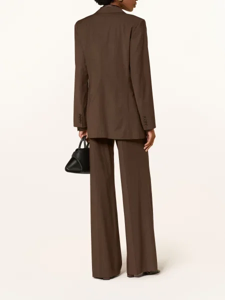 Ralph Lauren Collection Marlene Kalhoty Dean tmavě hnědá